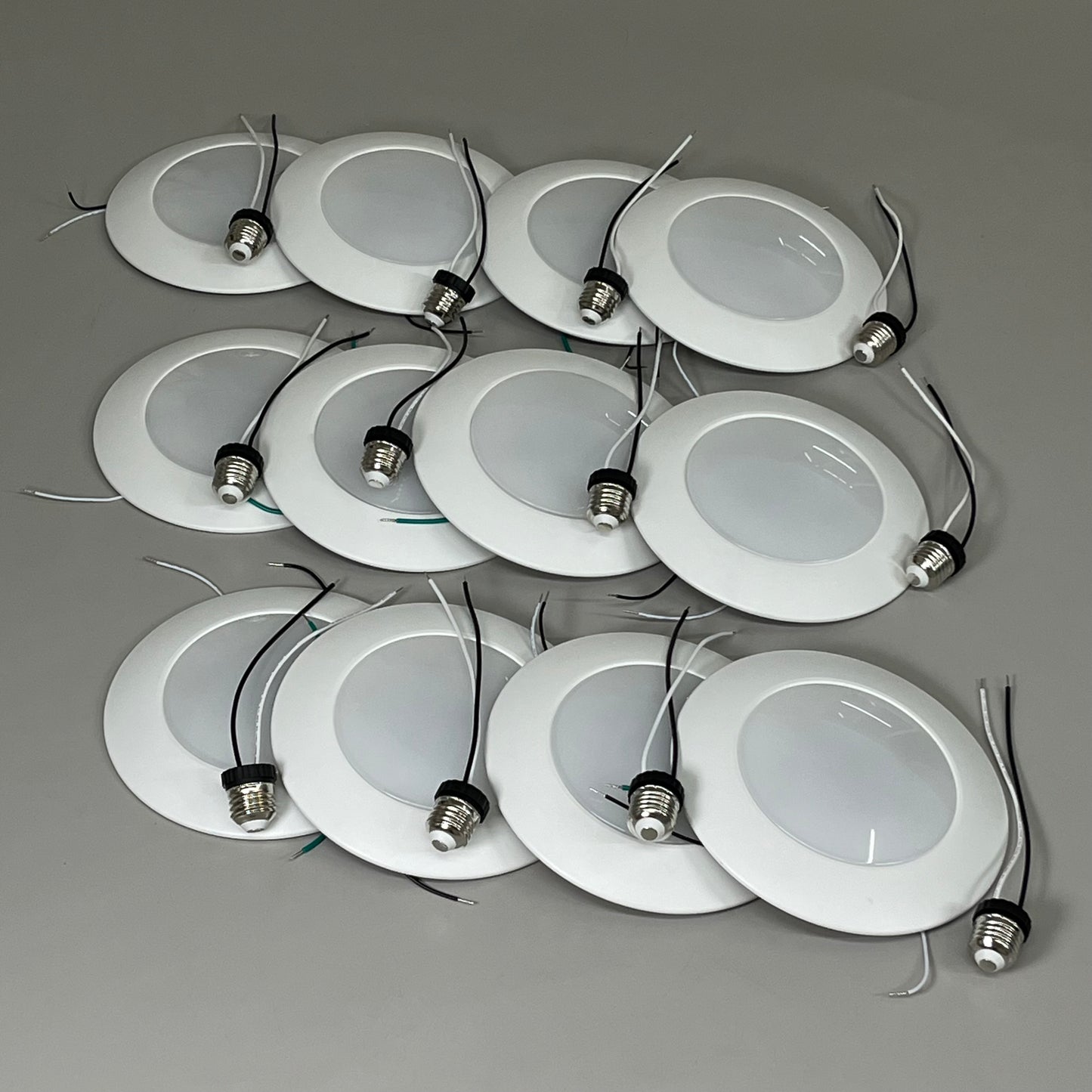 HALO(12 PACK)Surface Light Dimmable 750 Lumen Matte White LED HLCE6099301EWH-12P