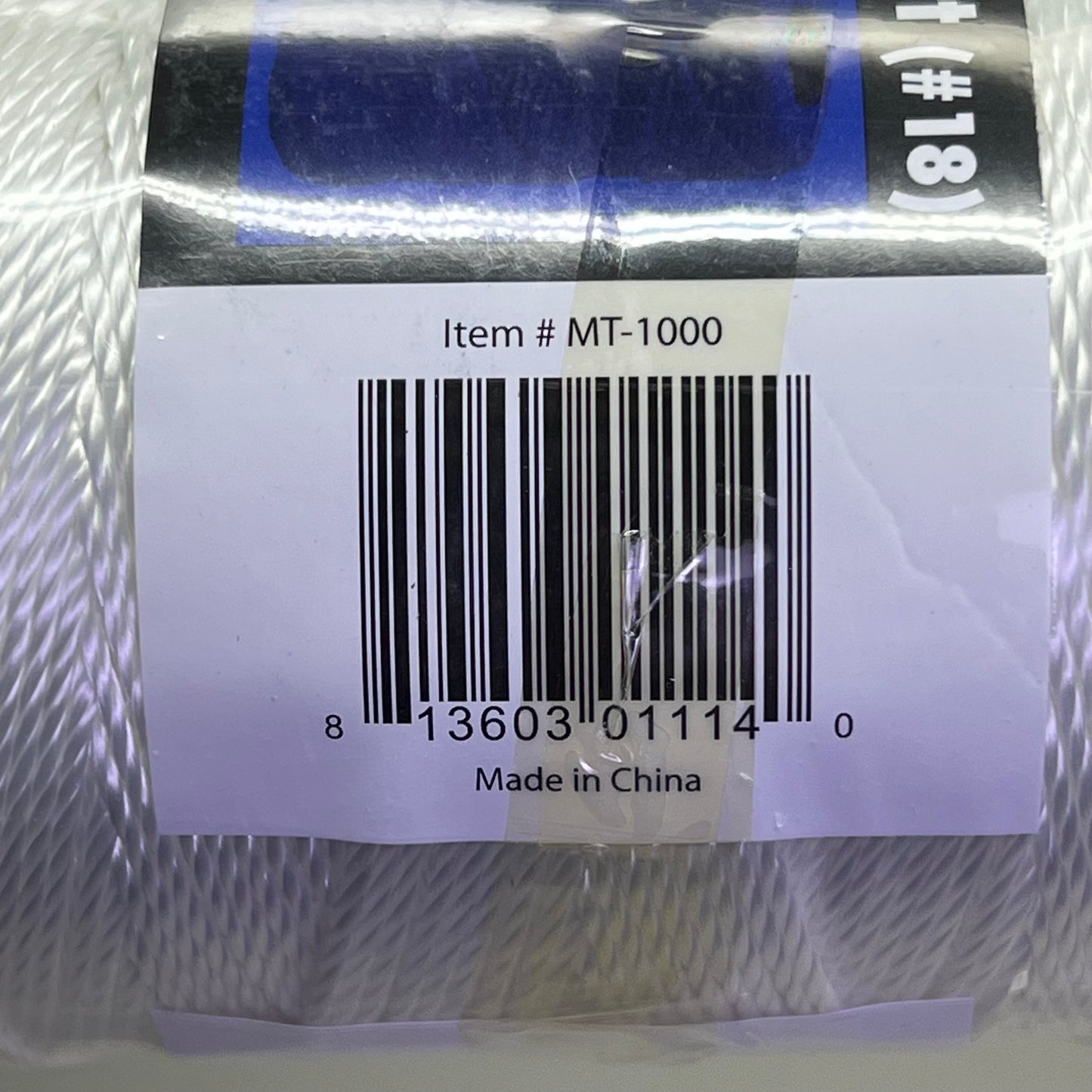 ROPE KING (2 PACK) Mason Line Twine Twisted Polyester 100' #18 White MT-1000