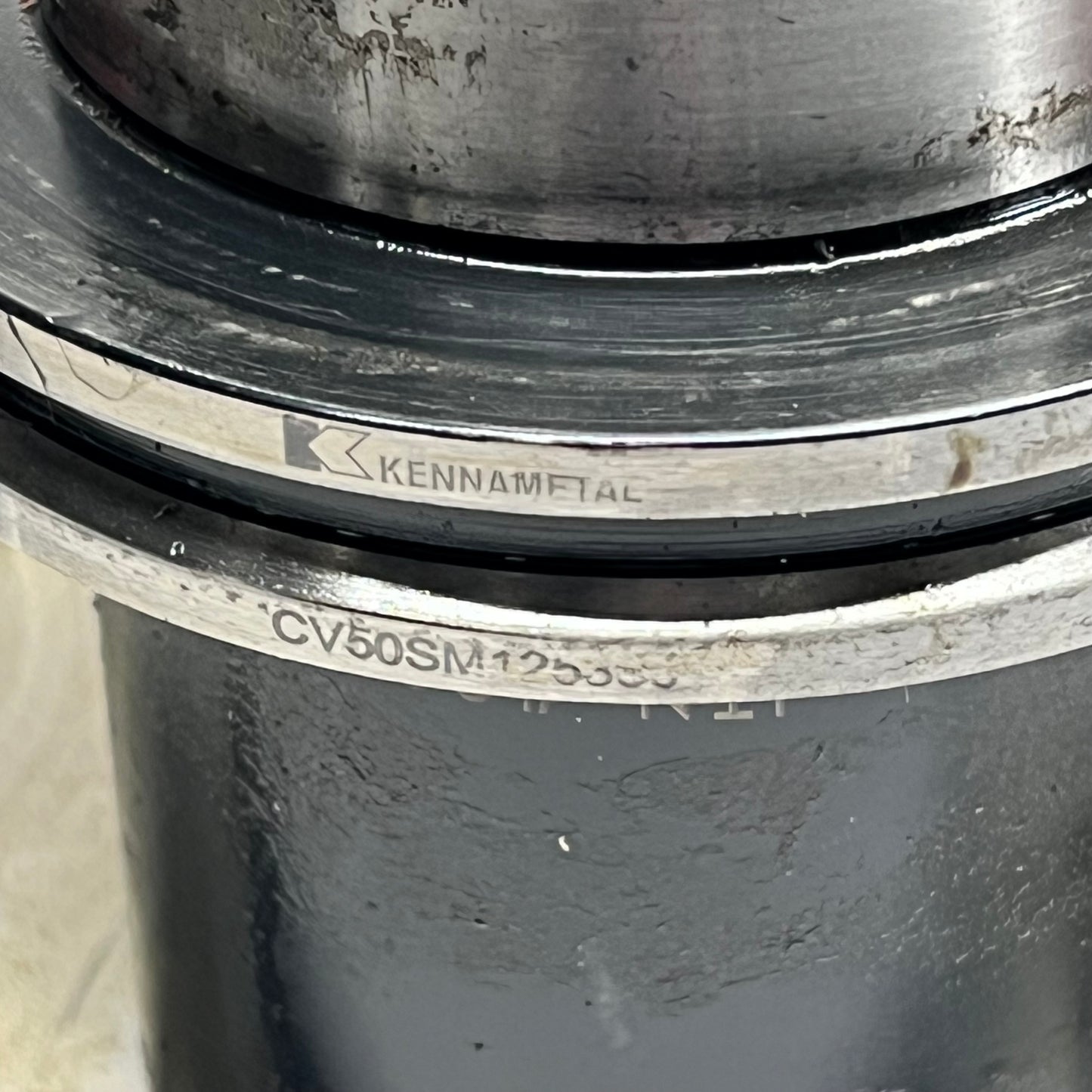 KENNAMETAL Tool Holder Collet Chuck W/ Cutting Block ~1-5/8" CV50SM125333