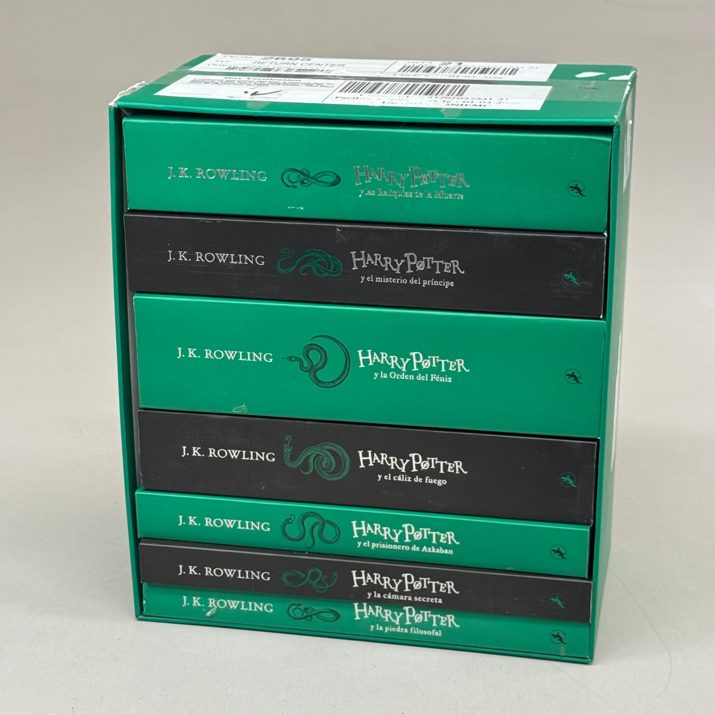 SALAMANDRA Harry Potter Ediciones De La Casa  Spanish  Slytherin (New (Other))