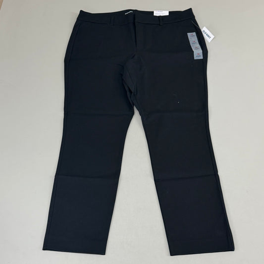 OLD NAVY High Waisted Pixie Skinny Ankle Pants Women's Sz 14 Black 3139011958