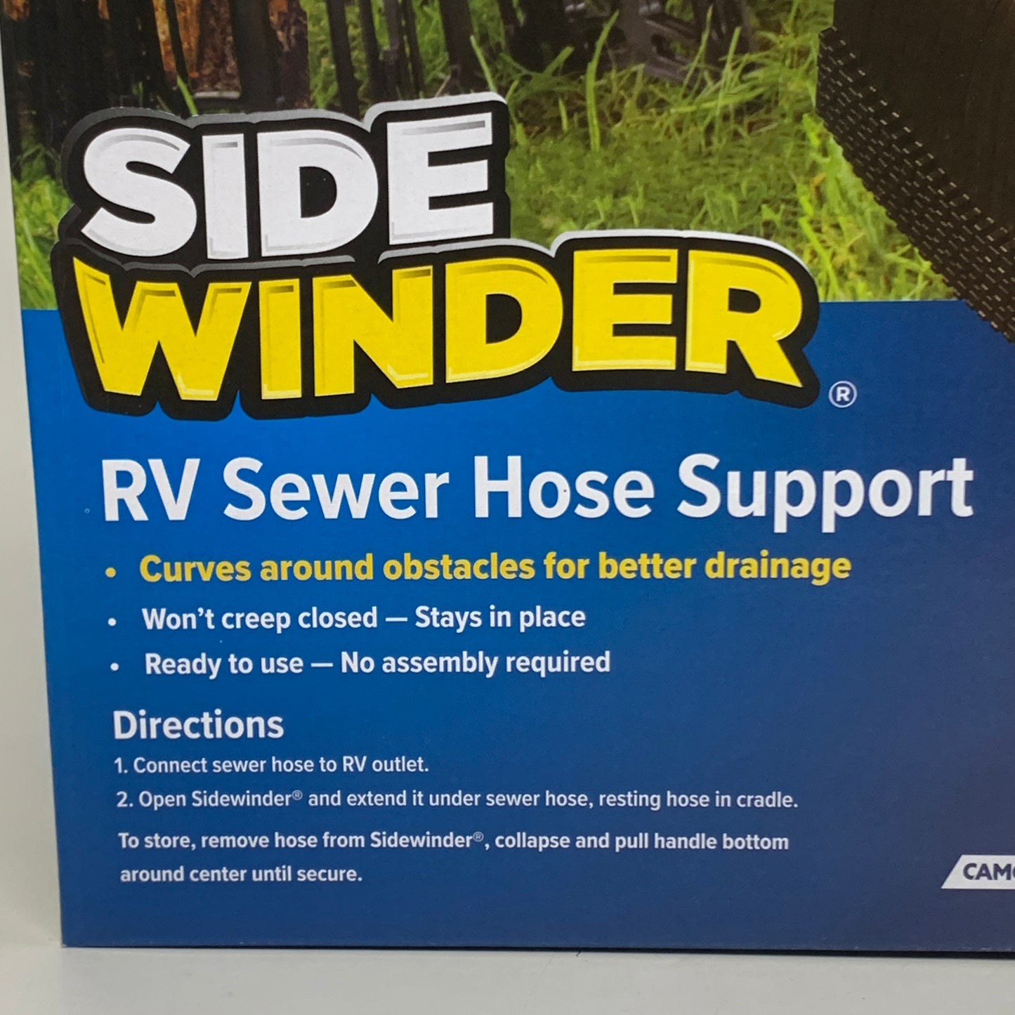CAMCO Side Winder Plastic Sewer Hose Support Fits a 15 ft Hose 43041