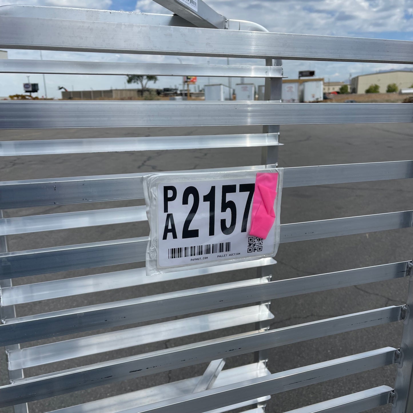 Z@ Pallet of CHANNEL Bun Pan Rack ~30 lbs Aluminum 401 AN-HD (AS-IS)