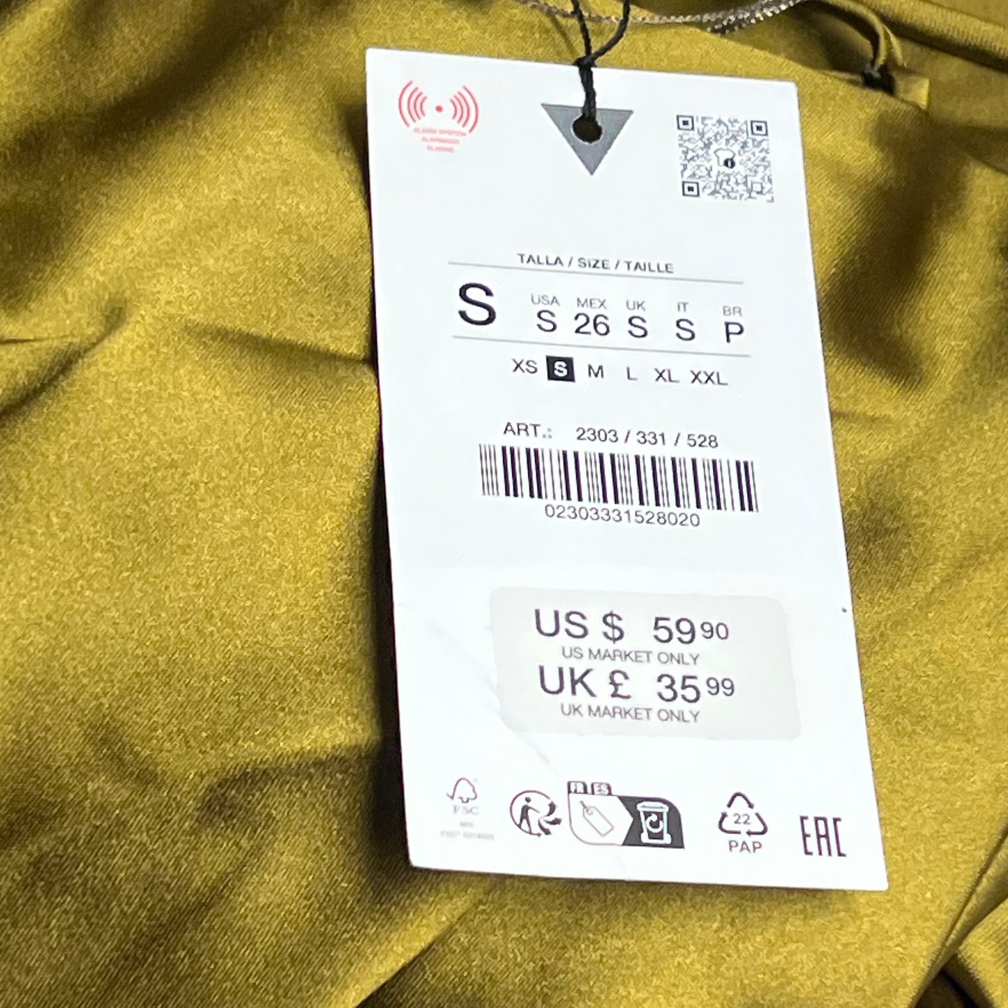 ZA@ ZARA Lot of Assorted Clothing Quilted Coat, Dress, Pullover & Pants Women's Sz S/M/XL Multicolor