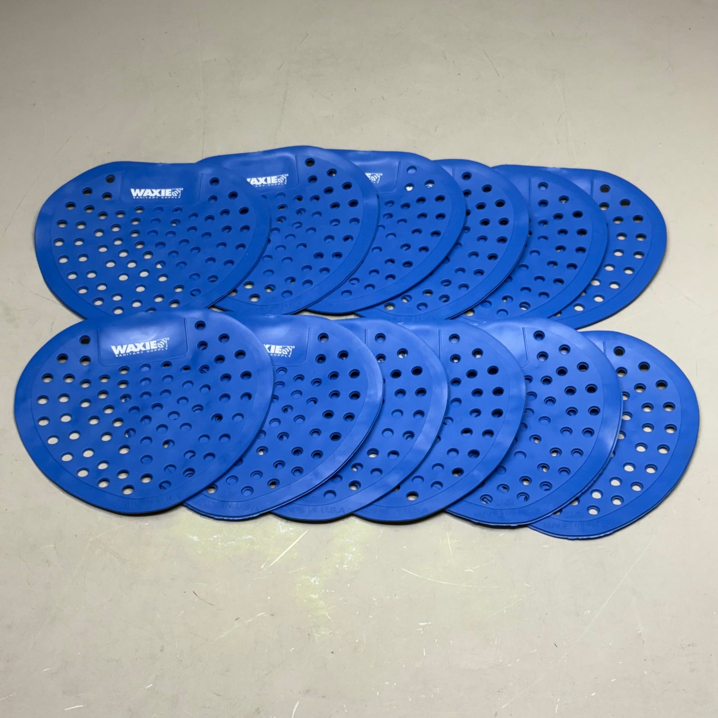 WAXIE (12 PACK) Screen Urinal Deodorizer Deluxe Blue W1402N