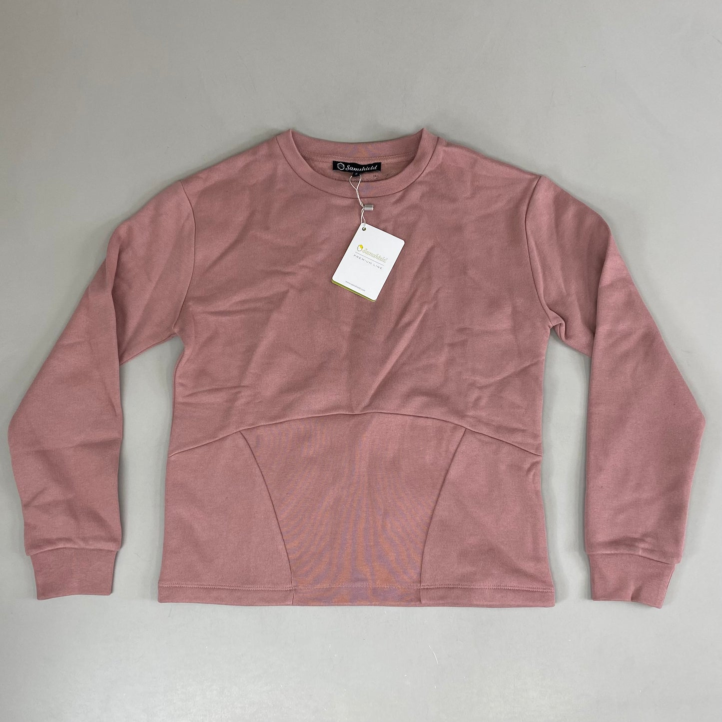 SAMSHIELD Florine Long Sleeve Shirt Women's SZ S Blush Pink