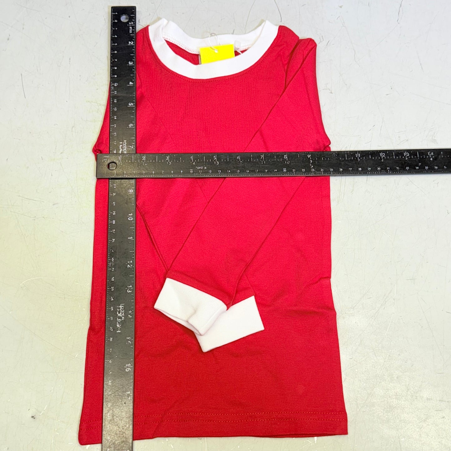 LTC Children Pajamas 100% Cotton Unisex (Sz-4T) Red/White