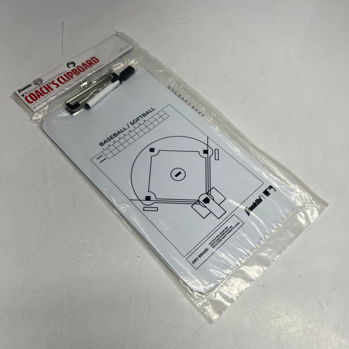 FRANKLIN (2 PACK) MLB Coach's Clipboard Baseball & Team Roster 11"x7.5"1567