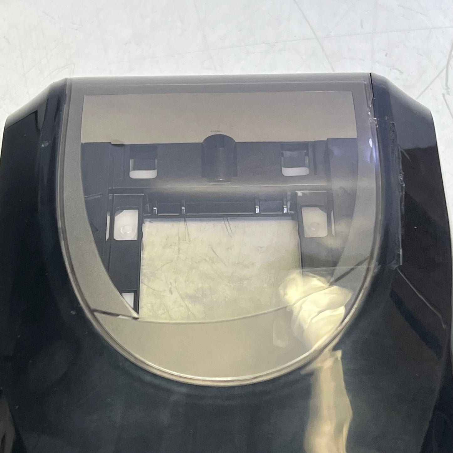 ZA@ NEPTUNE Automatic Soap Dispenser 11"x7"x5" Black/Clear (As-is)