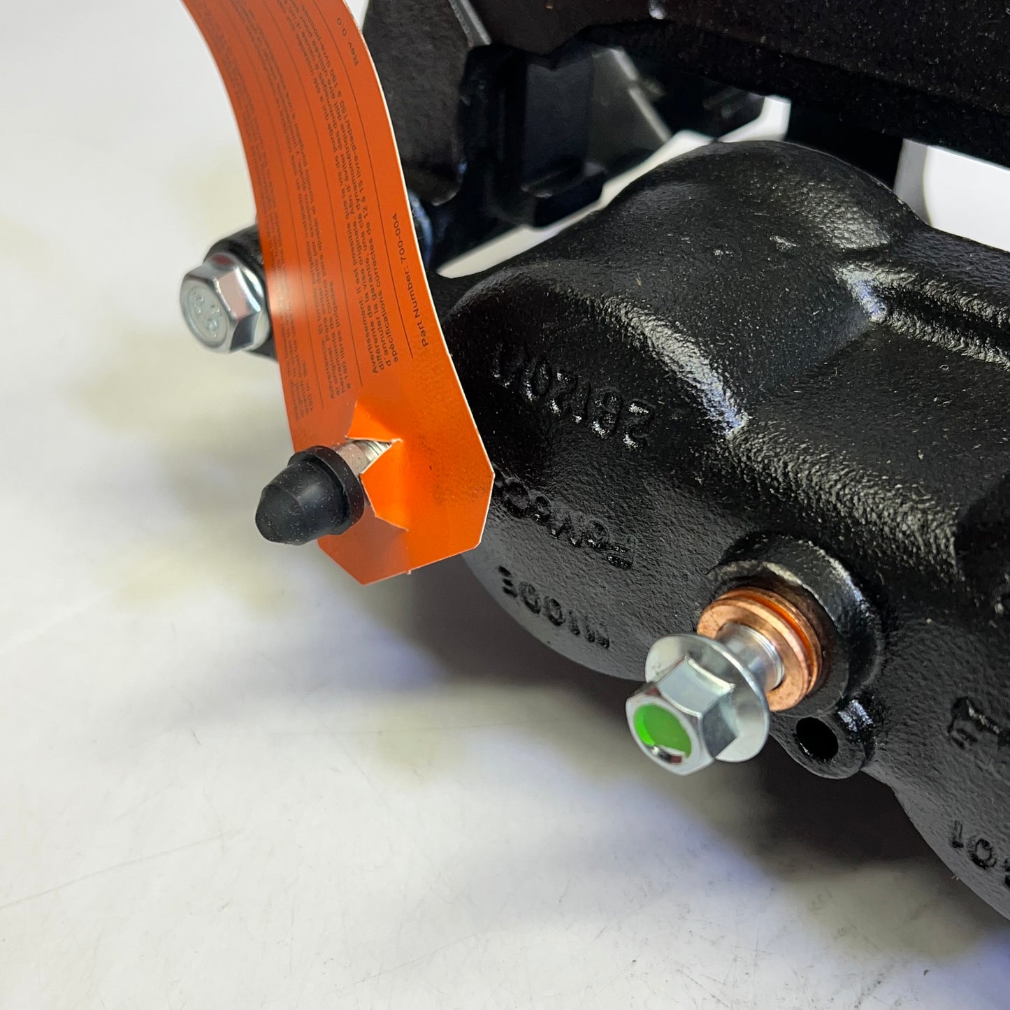 ADAPTIVE ONE Napa Brake Caliper Dual Piston Floating Remanufactured Black 2764XB