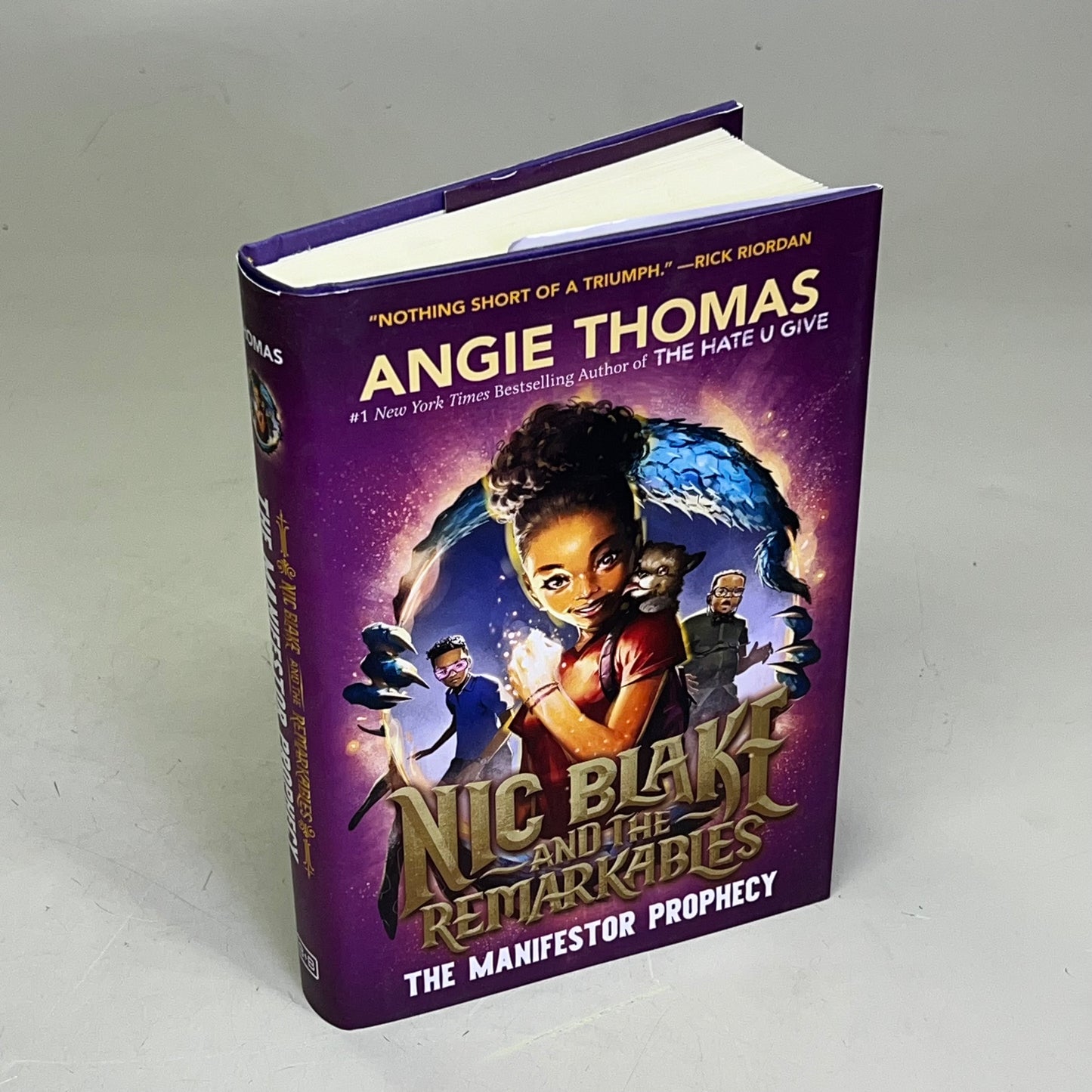 NIC BLAKE & THE REMARKABLES  The Manifestor Prophecy Hardcover By Angie Thomas