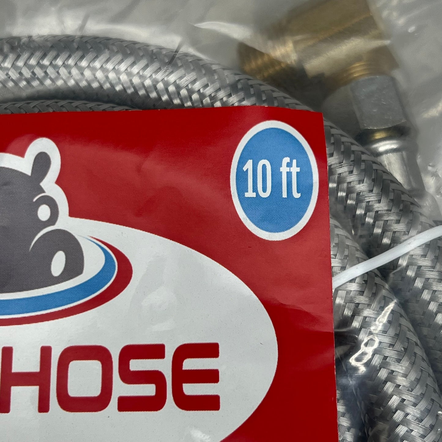 HIPPOHOSE Dishwasher Supply Lines Stainless Steel Female/Male Connections 10ft X002GY591J