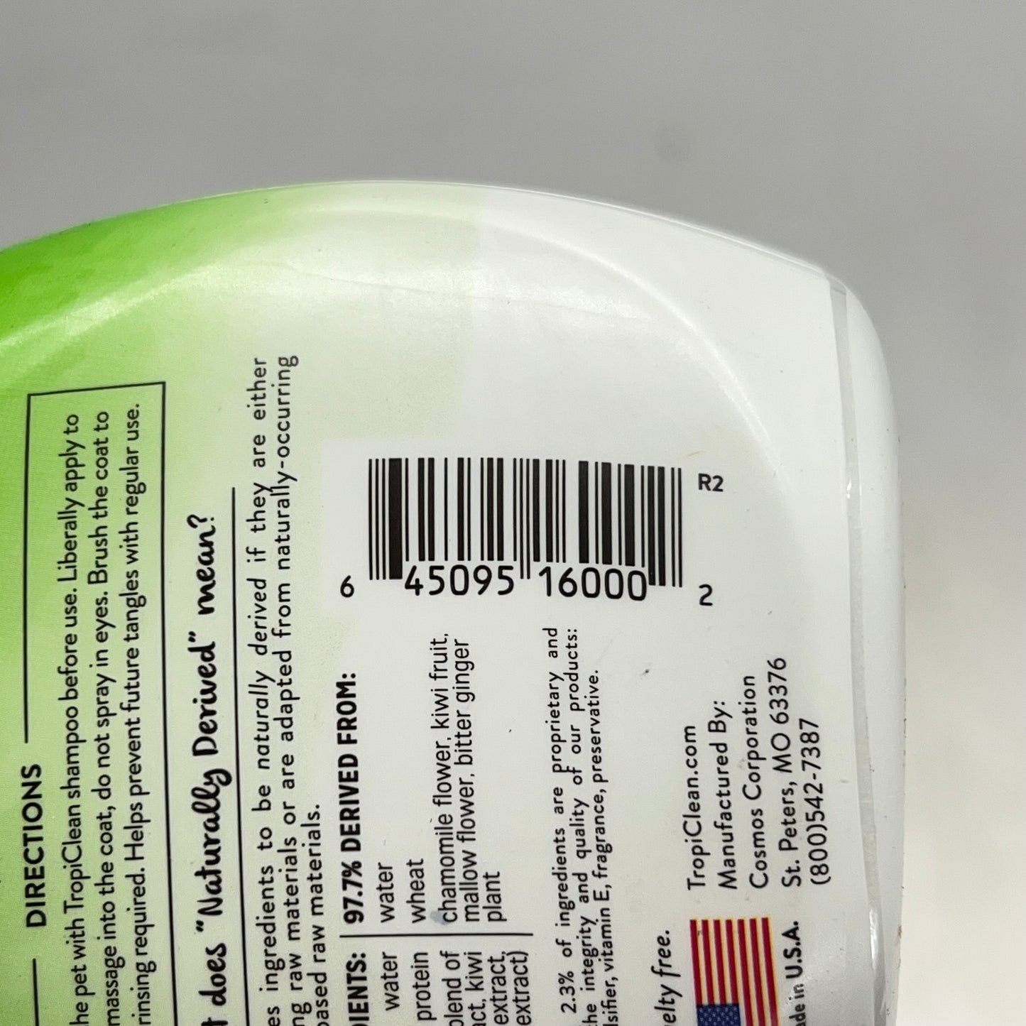 TROPICLEAN (2 PACK) Sweet Pea Scent Tangle Remover for Gentle Brushing 16 fl oz