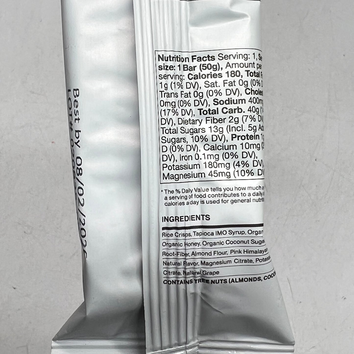 CANDENCE (12 PACK) Core 40 Fuel Snack Energy Bar Pb & J Flavor  1.76oz BB 08/26