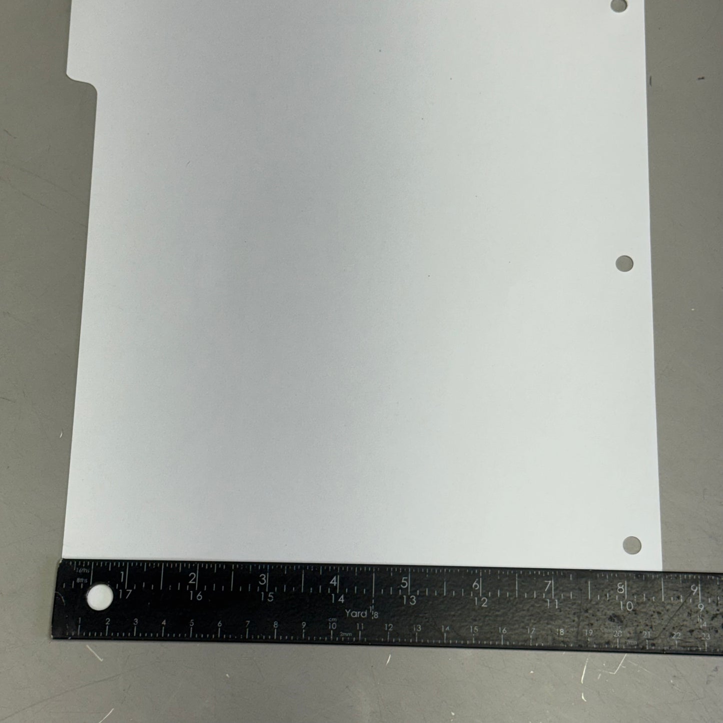 LAB INDUSTRIES (500 Sheets) Index Sheet Set Loose Leaf Binder 11" x 8.5" White 7530009594441