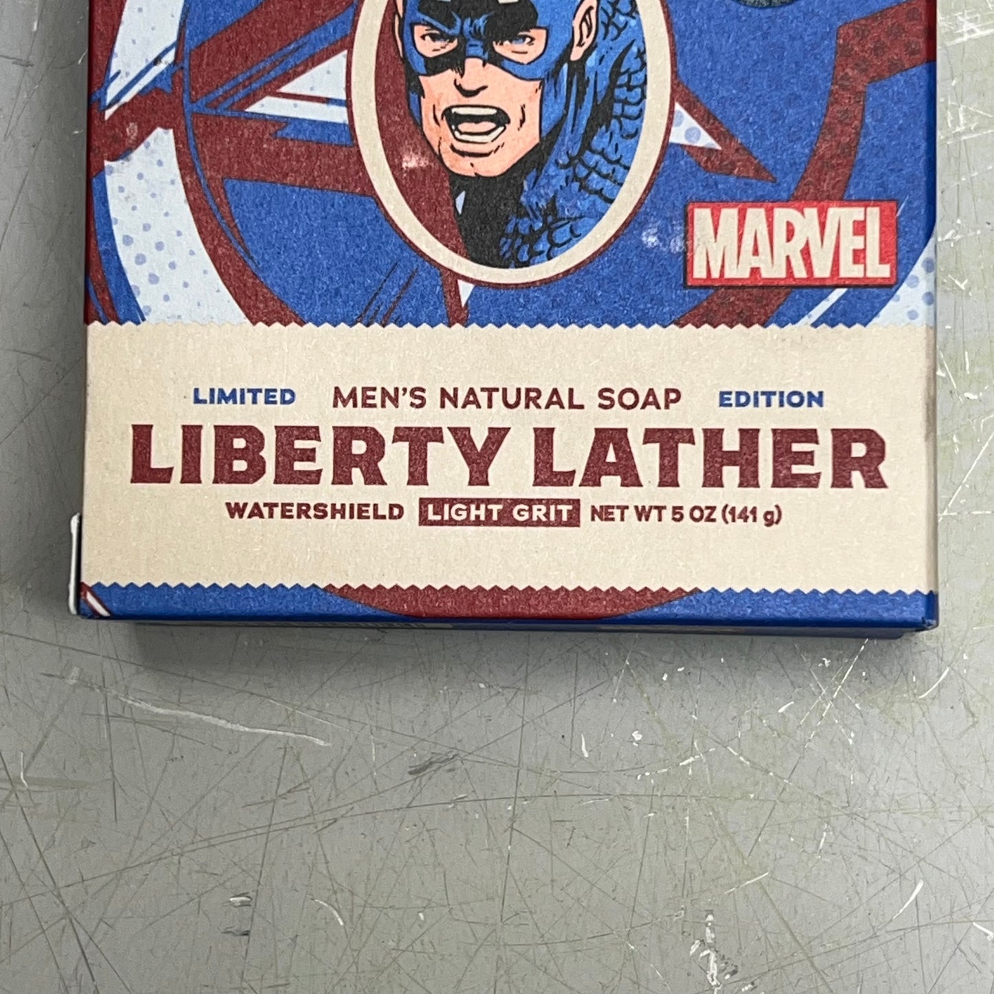 DR SQUATCH (3 PACK) Liberty Lather Natural Bar Soap Light Grit LIMITED 5oz