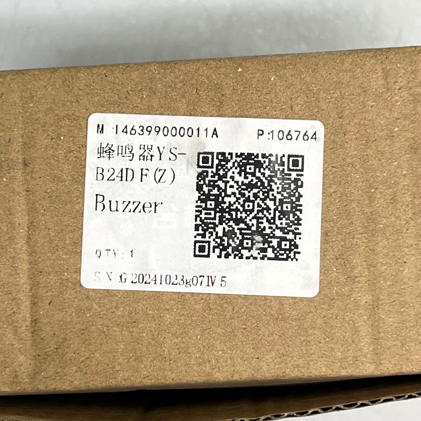 SANY Back Up Alarm 146399000011A 10-48 V YS-B24DF(Z)