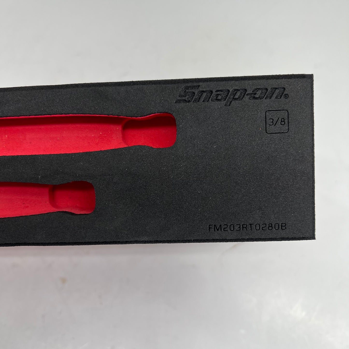 SNAP ON Mixed Ratchet Set Pro Fit Organization  3 Piece - 3/8"Drive  203RT0280FR