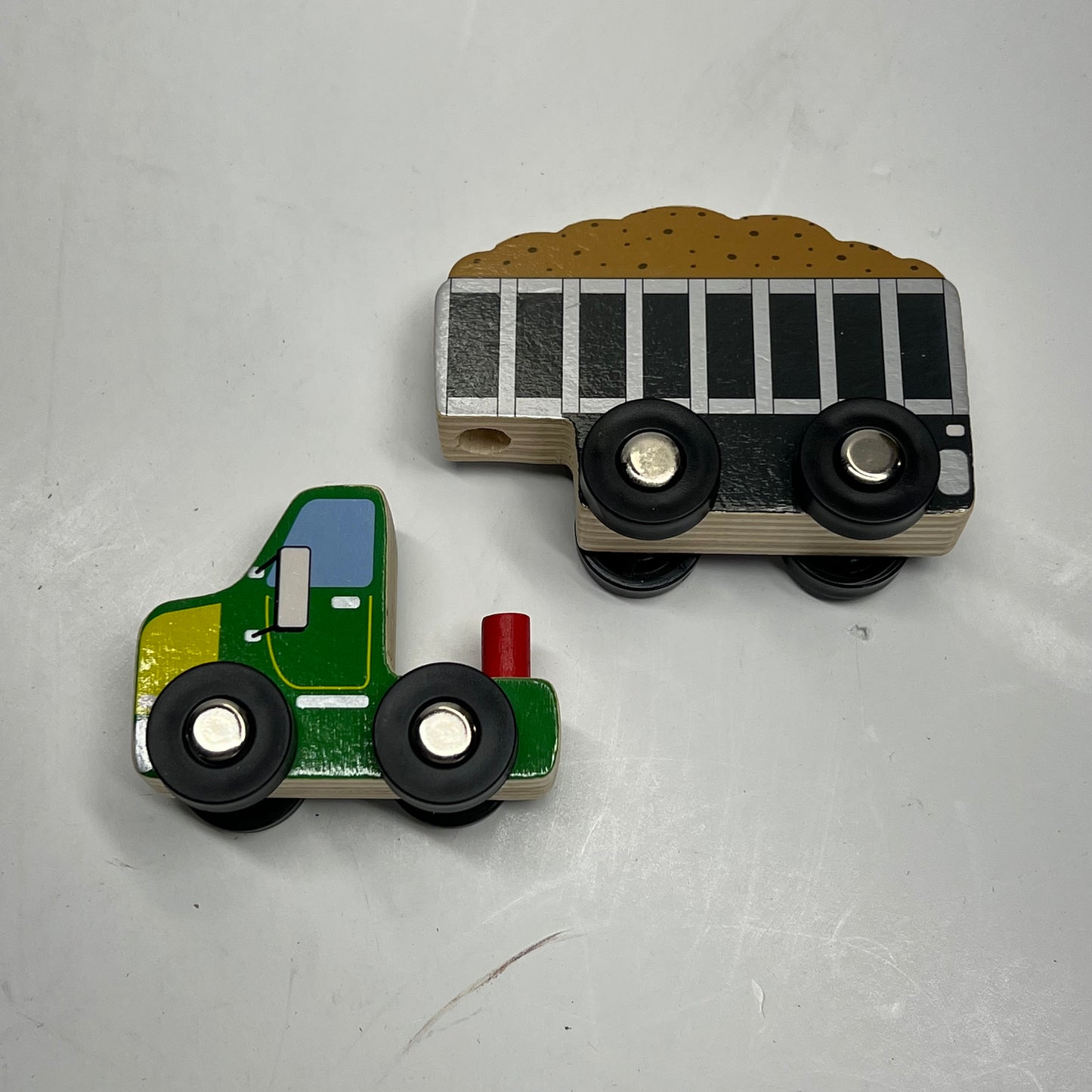 KAPLAN Wooden Assorted Transportation Set Cars, Trucks, & More 24 Piece 30981