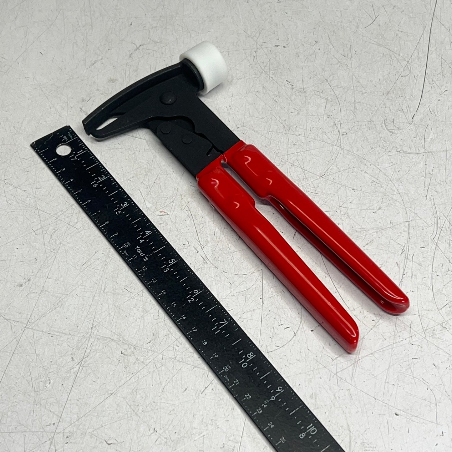 ASCO SUPPLY Heavy Duty Wheel Weight Hammer Tool Red/Black 486-33580