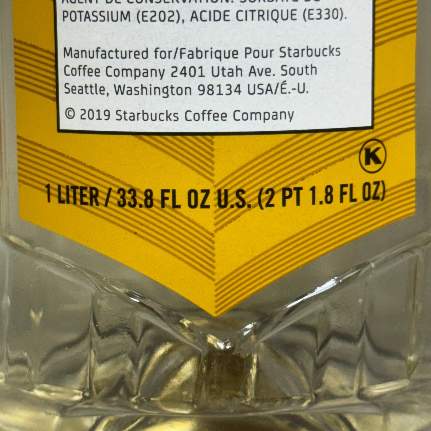 ZA@ STARBUCKS (4 PACK) Fontana Vanilla Flavored Syrup 33.8 fl oz/Bottle (BB 11/24) 11112250 D