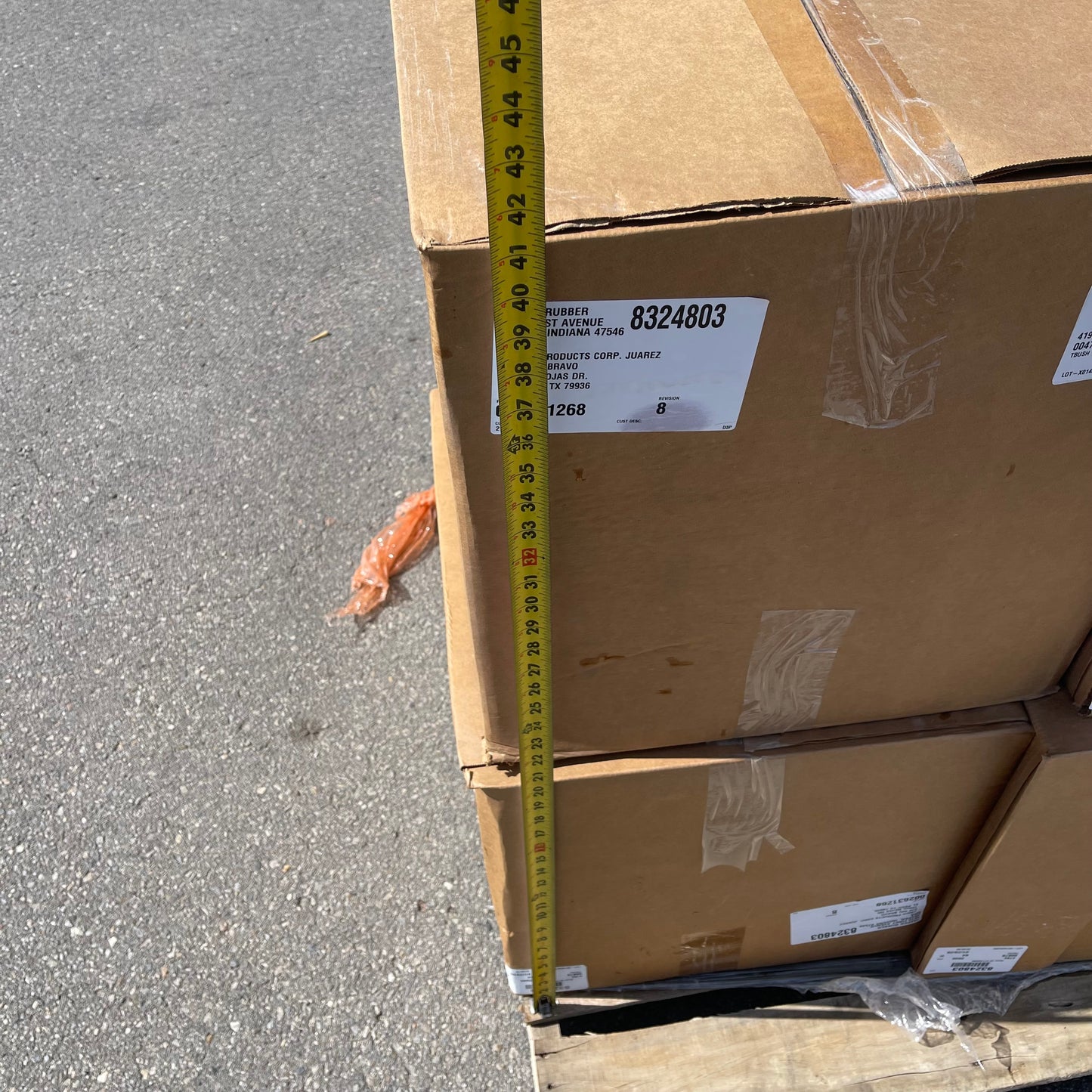ZA@ Pallet of JASPER RUBBER Gaskets 3.5” Dia 002631268 (AS-IS)(D)