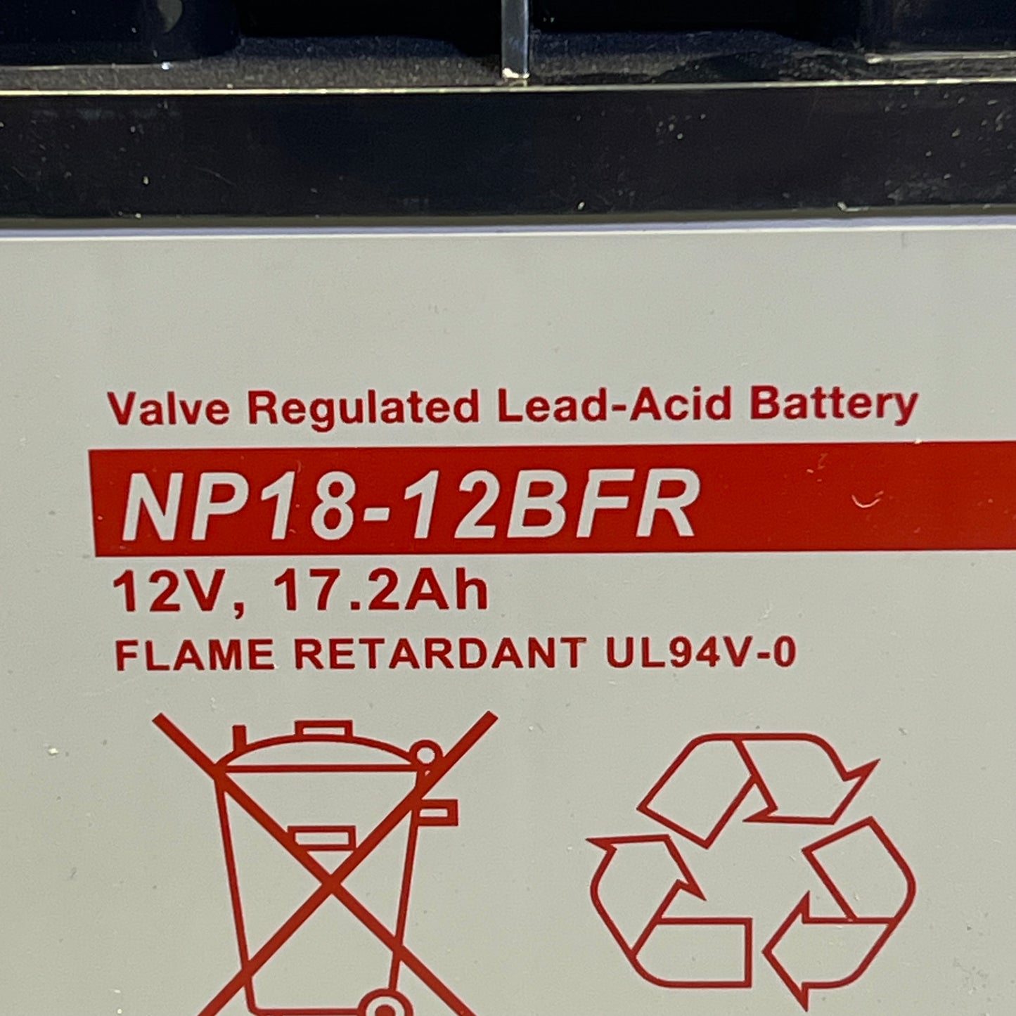 YUASA Sealed Lead Acid Battery Reliable Maintenance Free 12V 17.2Ah NP18-12B