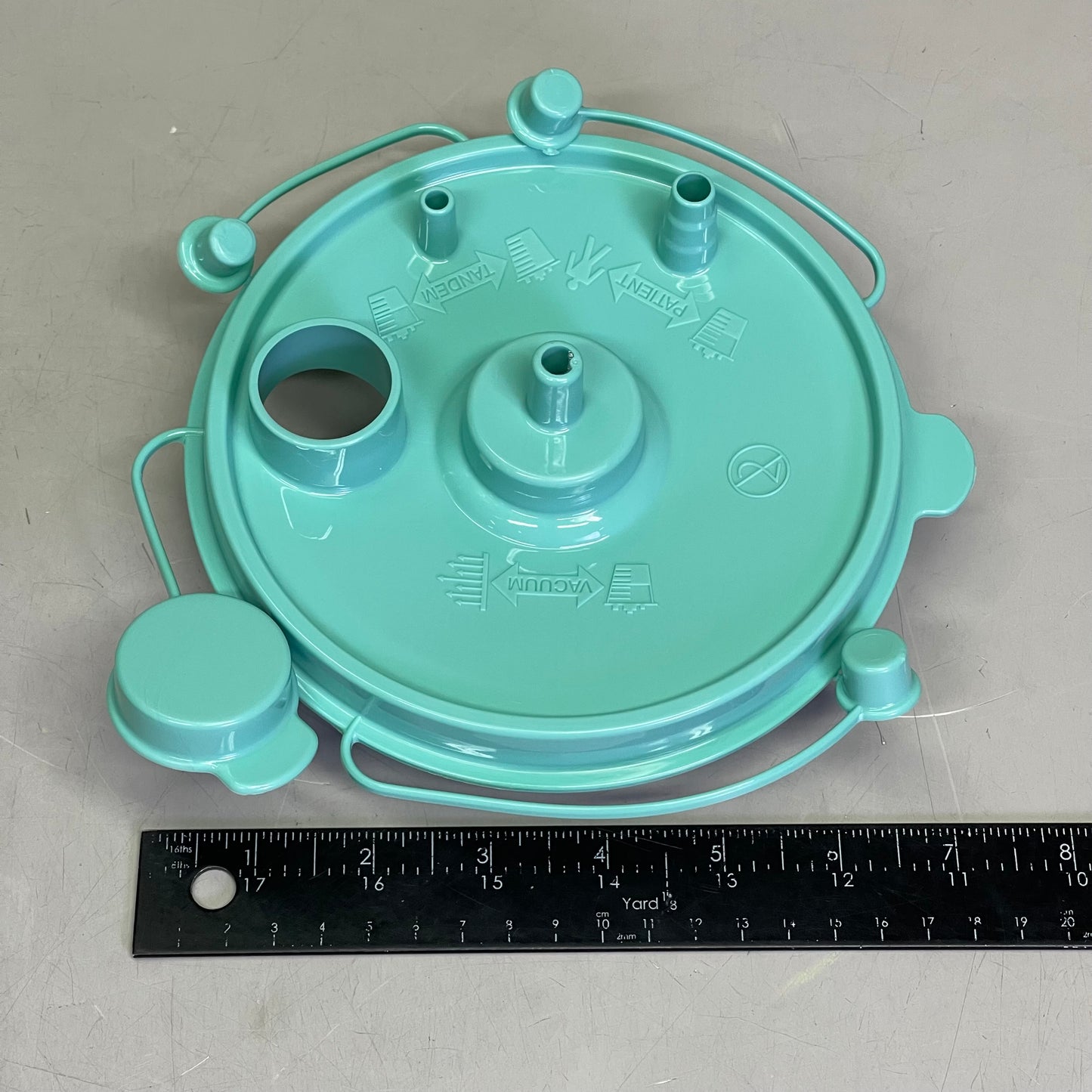 BEMIS (6 PACK) Hi-Flow Suction Canister & Lid Teal