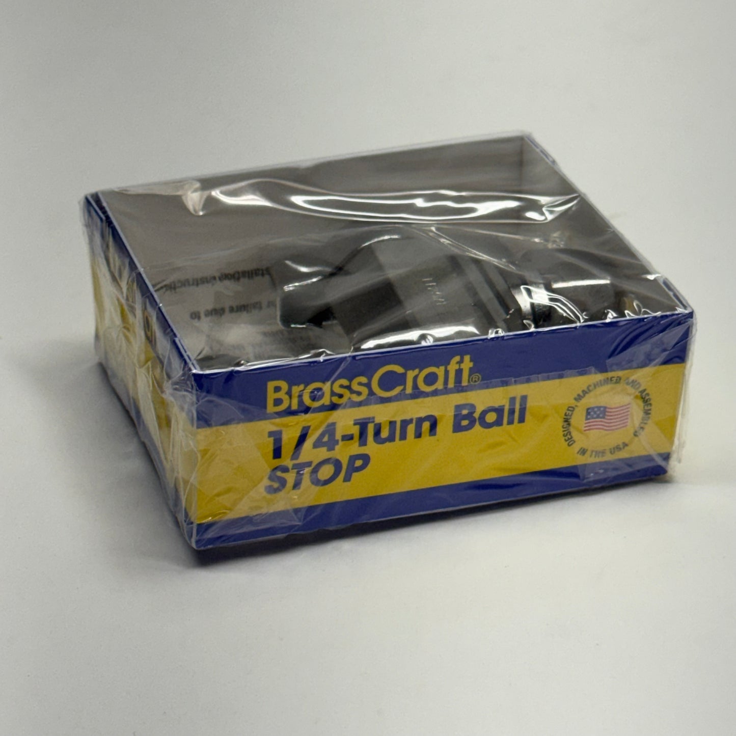 BRASSCRAFT (5 PACK) 1/4 Turn Ball Angle Stop Valve 1/2" FIP x 7/16" & 1/2" Slip Joint, Chrome KT3301XC