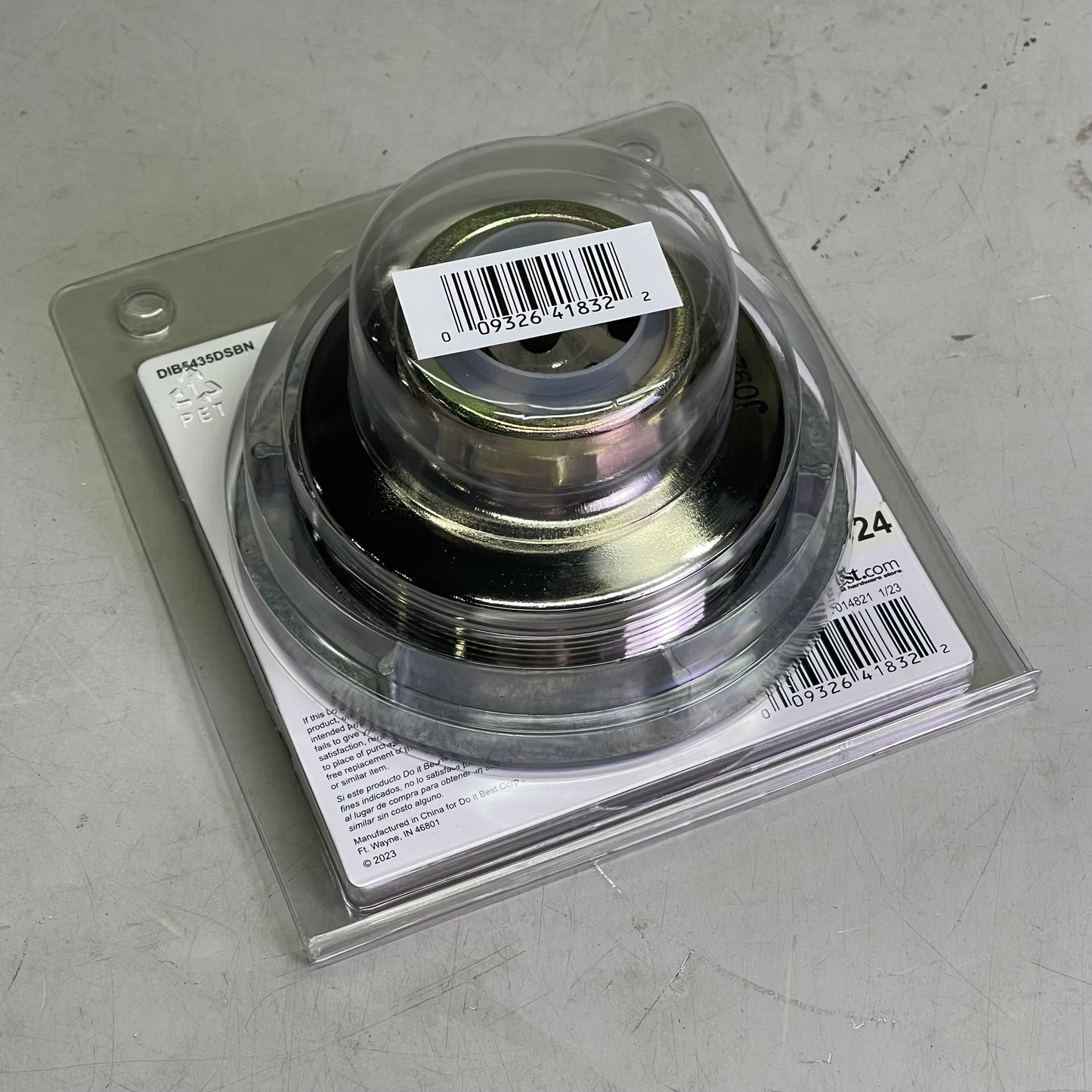 DO IT BEST Solid Brass Strainer 3-1/2" Dia Brushed Nickel DIB5435DSBN 438976