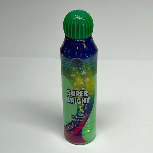 DAB O INK (12 PACK) Super Bright Full Fluorescent Bingo Ink Marker 3oz Green