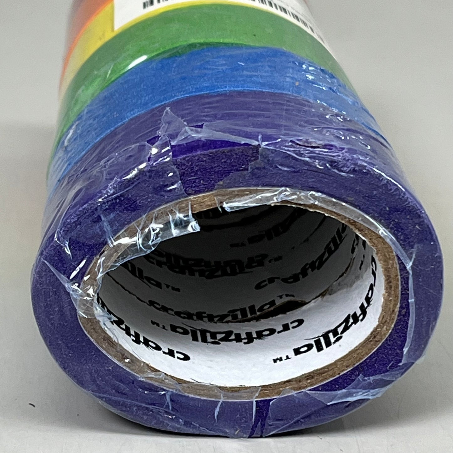 ZA@ CRAFTZILLA (2 PACK, 6 ROLLS EACH) Masking Tape Bright Multicolor 10 Yds x 1" W As-is