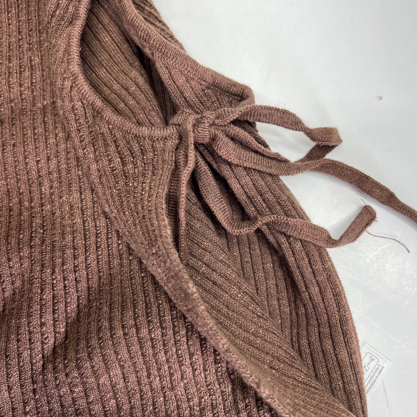FREE PEOPLE Free Est Lizzie Sweater Top Scoop Neck Womens Sz XL Carafe OB2182105