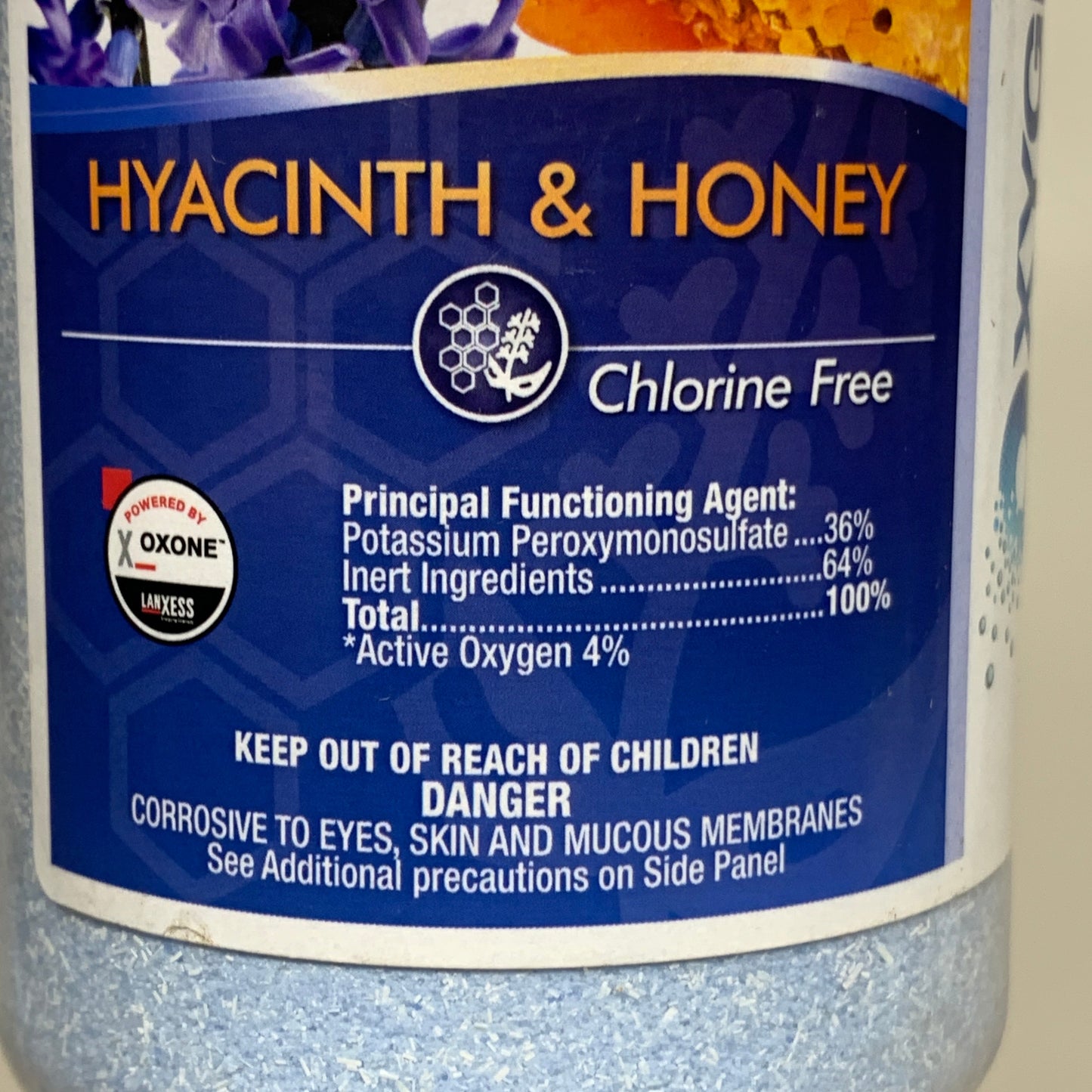 ZA@ OXYGEN SPAS (3 PACK) Scented Spa Shock Chlorine Free Hyacinth & Honey 1.875 lbs A