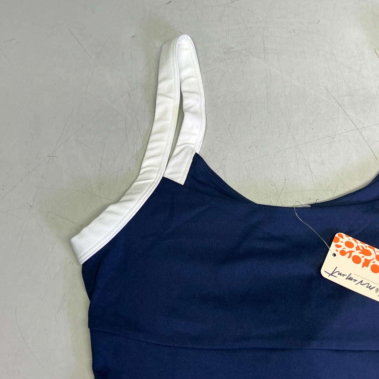 FREE PEOPLE Swing of Things Skortsie Women's Sz M Navy/White Combo 958094