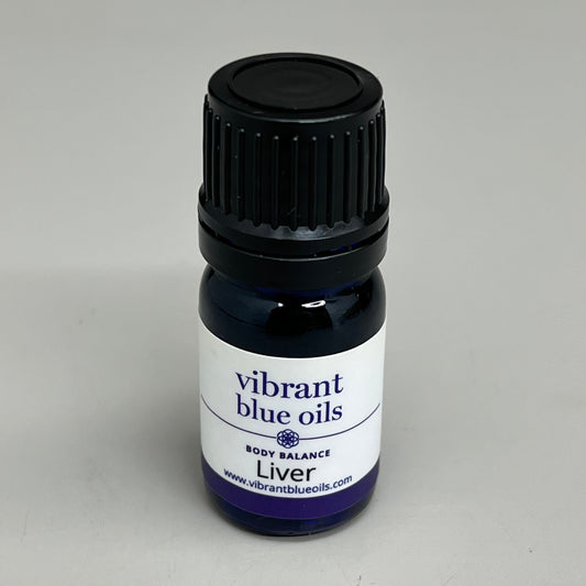 VIBRANT BLUE OILS Therapeutic Body Balance Liver Organic Essential Oil 5 mL