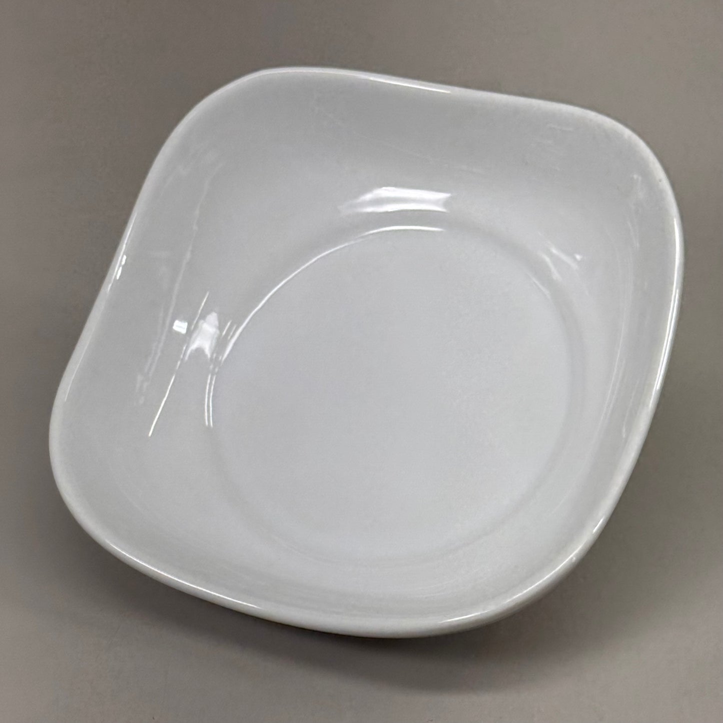 ONEDIA (8 PACK) Ceramic Square Bowls 7"x7" White