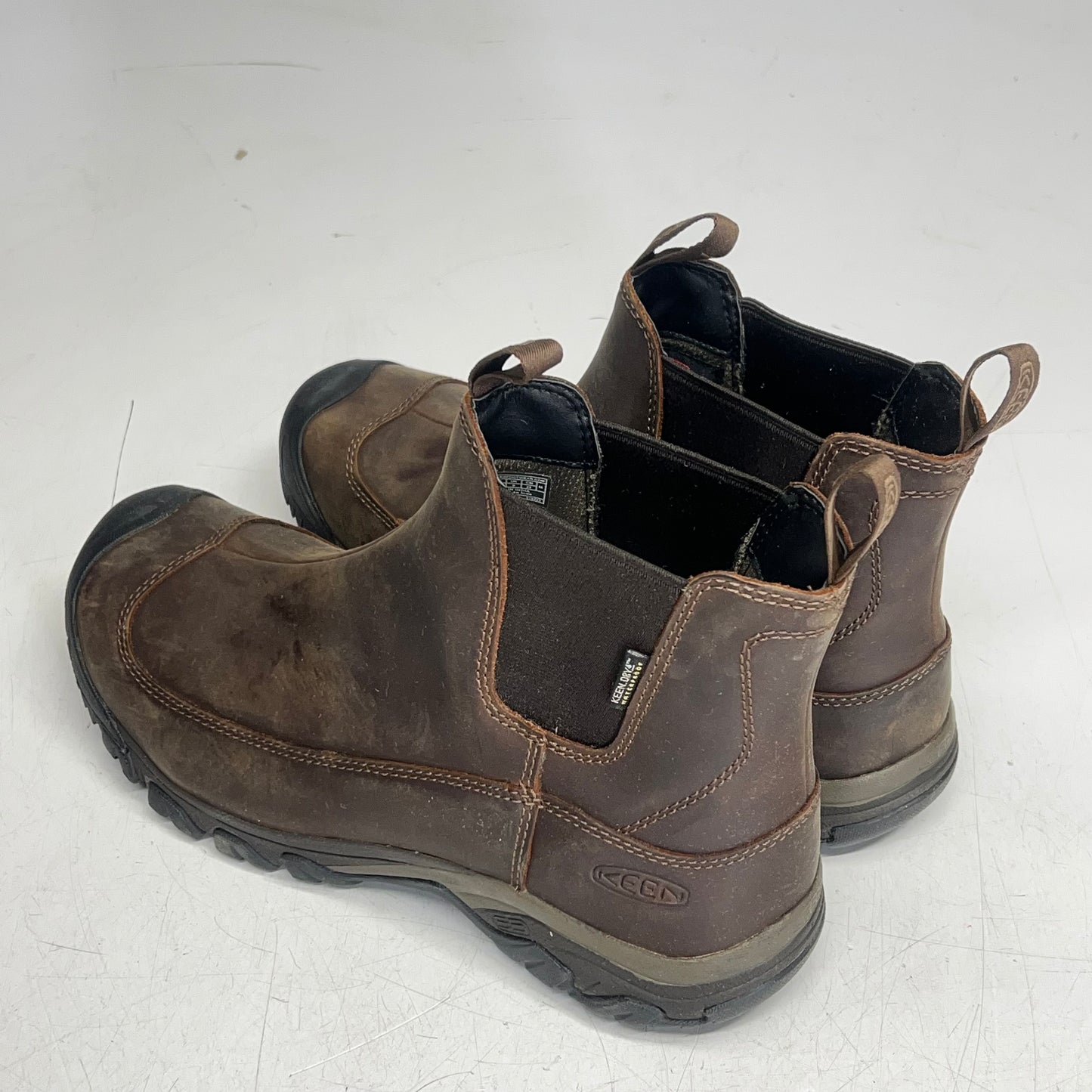 KEEN Anchorage III Waterproof Boots Men's Sz 10 Dark Earth/Mulch 1017790