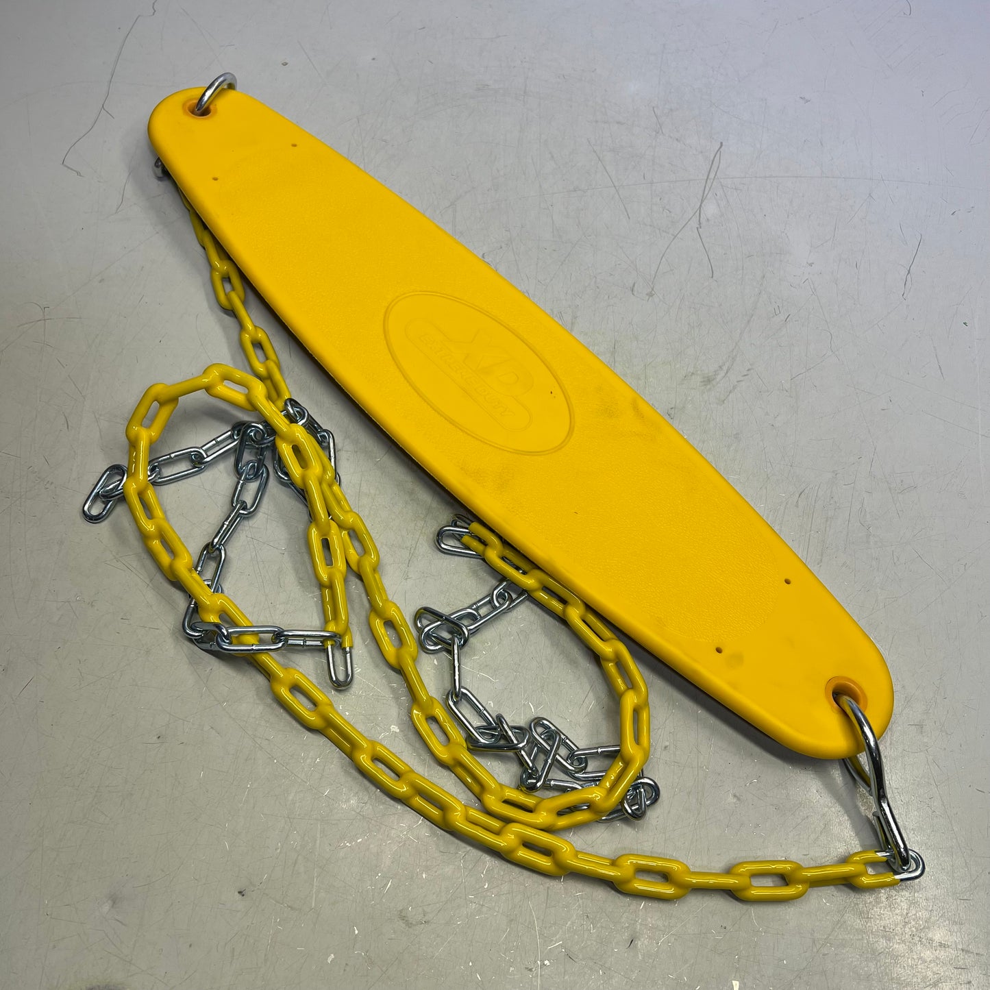 GORILLA (2 PACK) Extreme Duty Belt Swing W/ Coated Chains 26"x6" Yellow & Blue