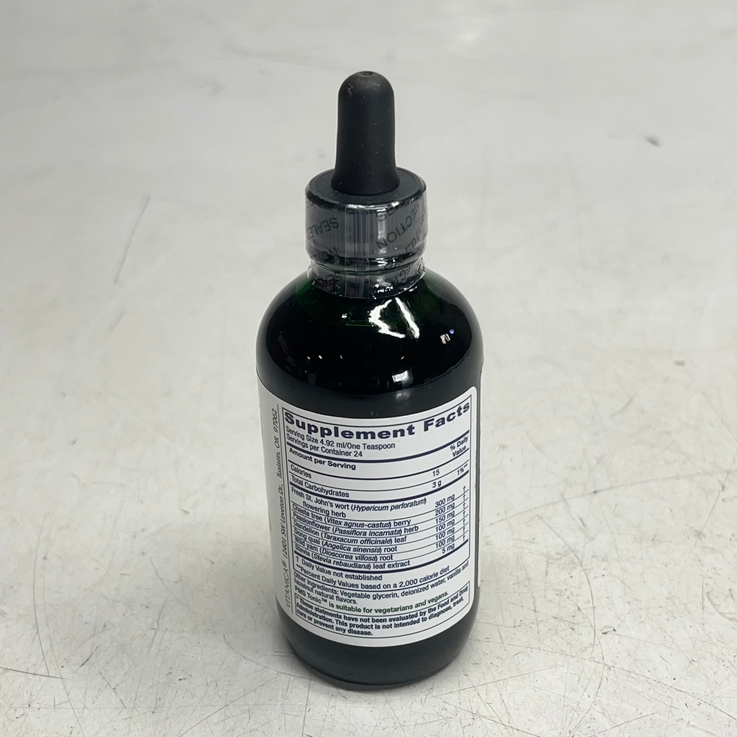 VITANICA Tasty Tonics Vanilla-hazelnut Pms Support Dropper Bottle 4 Oz BB 09/30