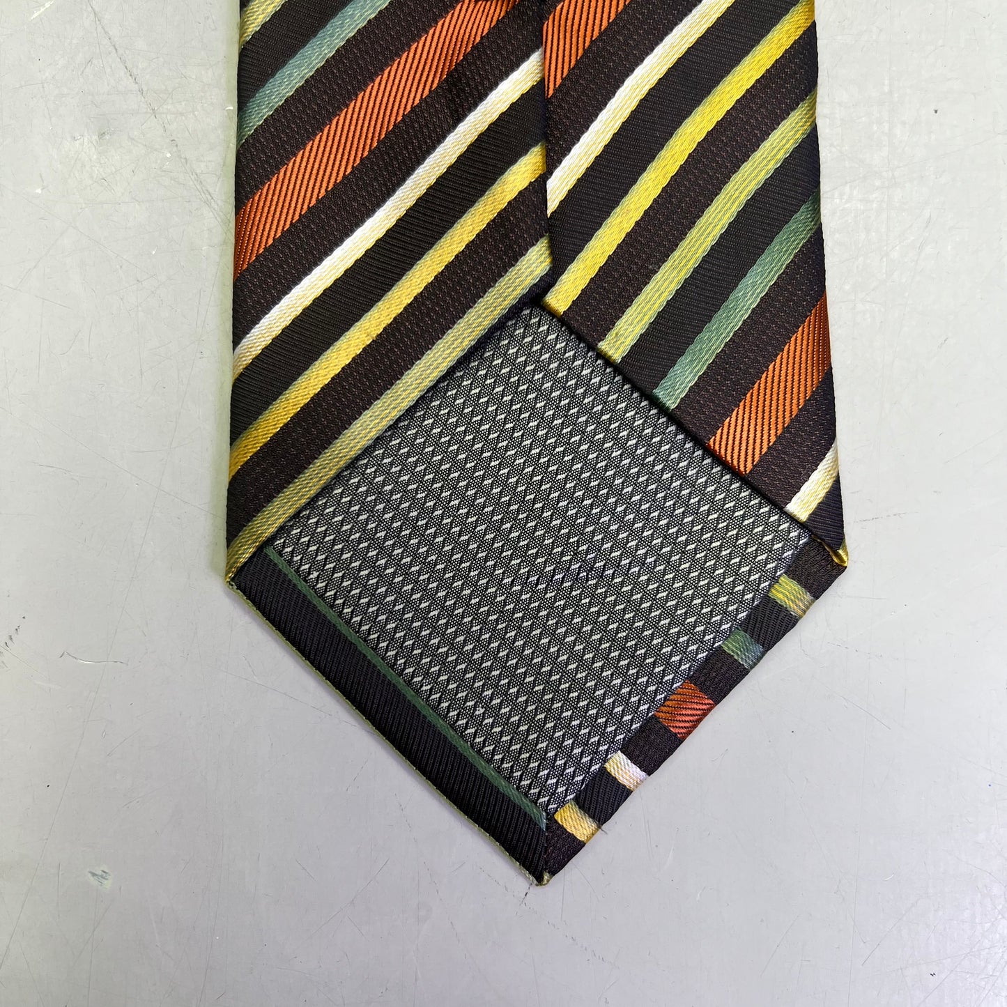 ALEXANDER JULIAN COLOURS 100% Polyester Stripe Design 60" Brown/Multicolor