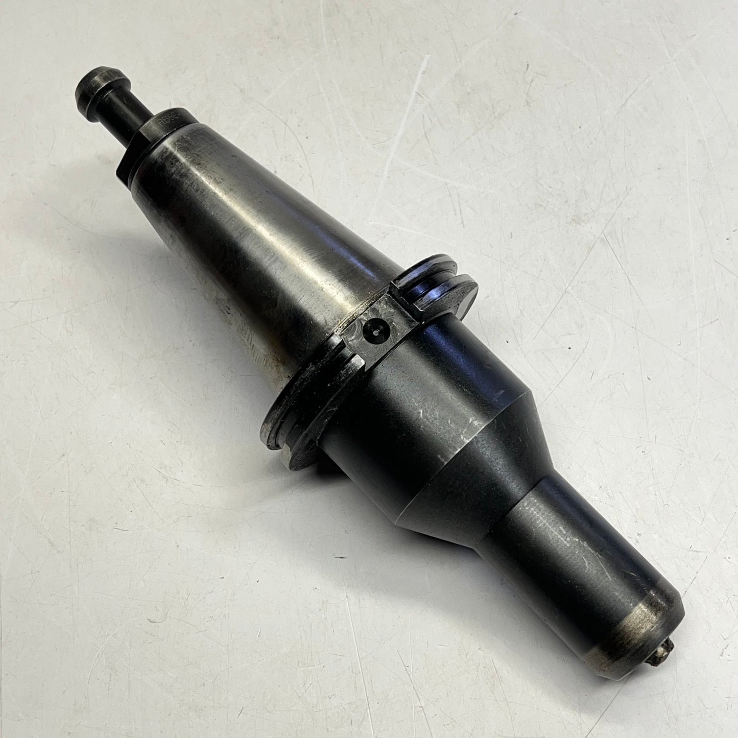 Cat 50 End Mill Holder & Retention Knob  ~1/2" Bit Hole Dia (Used)