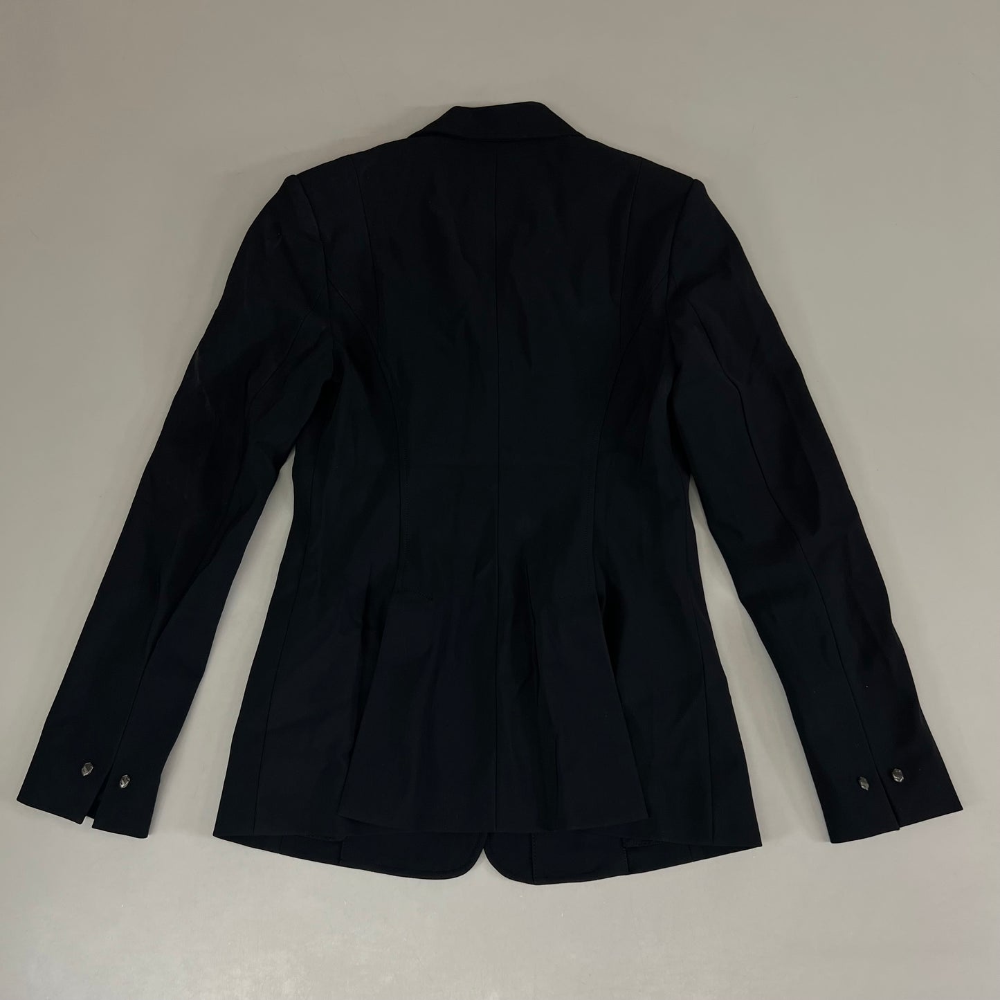 SAMSHIELD Victoria Equestrian Riding Jacket Sz Tall US 6, UK 8, FR 36 Black