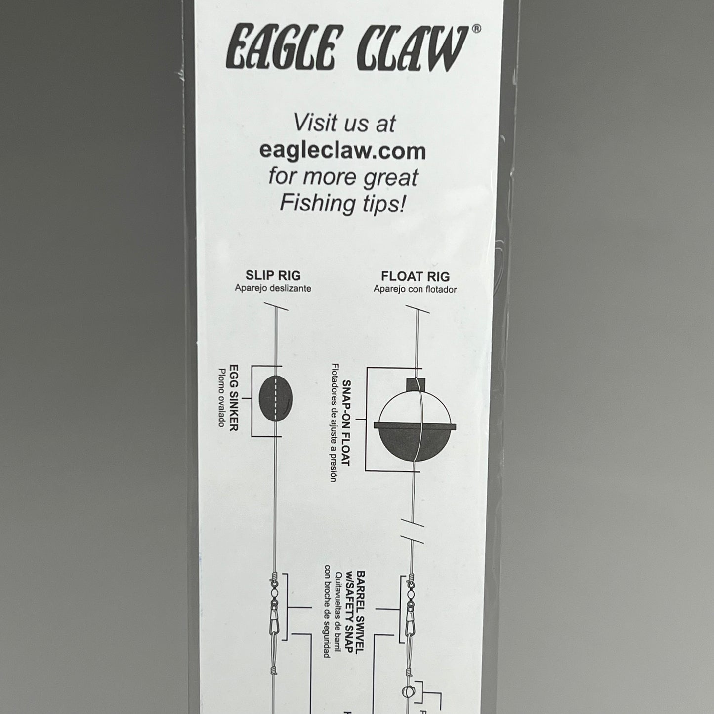 EAGLE CLAW(3 PACK) Med Wire Baitholder Snell Worms & Chunk Red #10 6pc 391GE-10