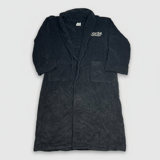 NORDIK RECOVERY Retreat Robe Ultra Plush Terry One Size Black BR-BL-1FA (Used)