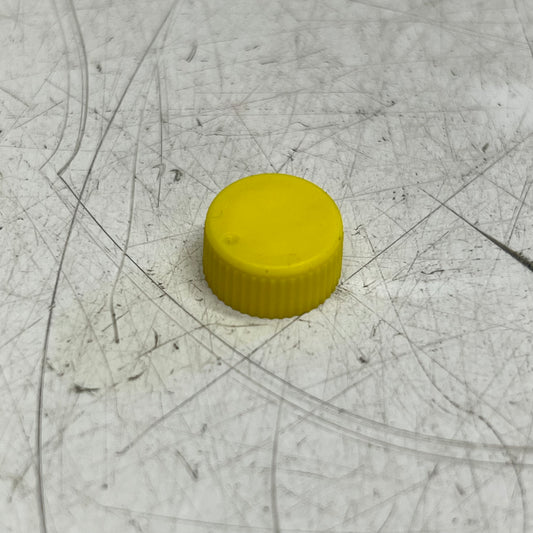 ZA@ GENE MATE (4 PACK, 500 EACH) Standard Screw Tube Caps  Yellow C-3326-Y
