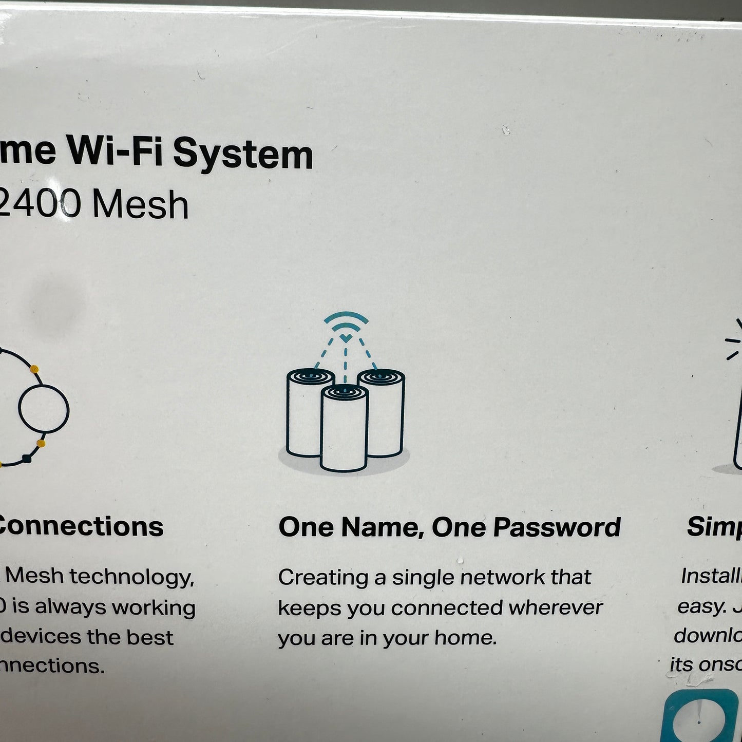 TP-Link Deco W2400 Whole Home Mesh Wi-Fi System AC1200 Dual-Band