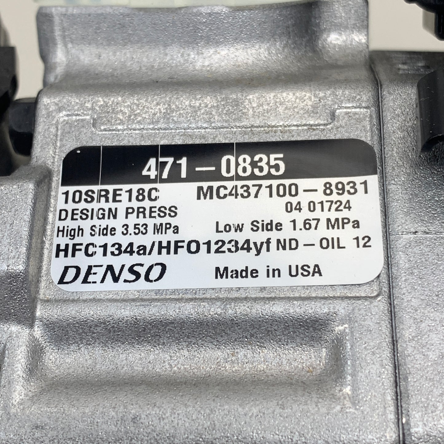 DENSO A/C Compressor Lightweight Aluminum Alloy Swash Plates 10023 471-0835