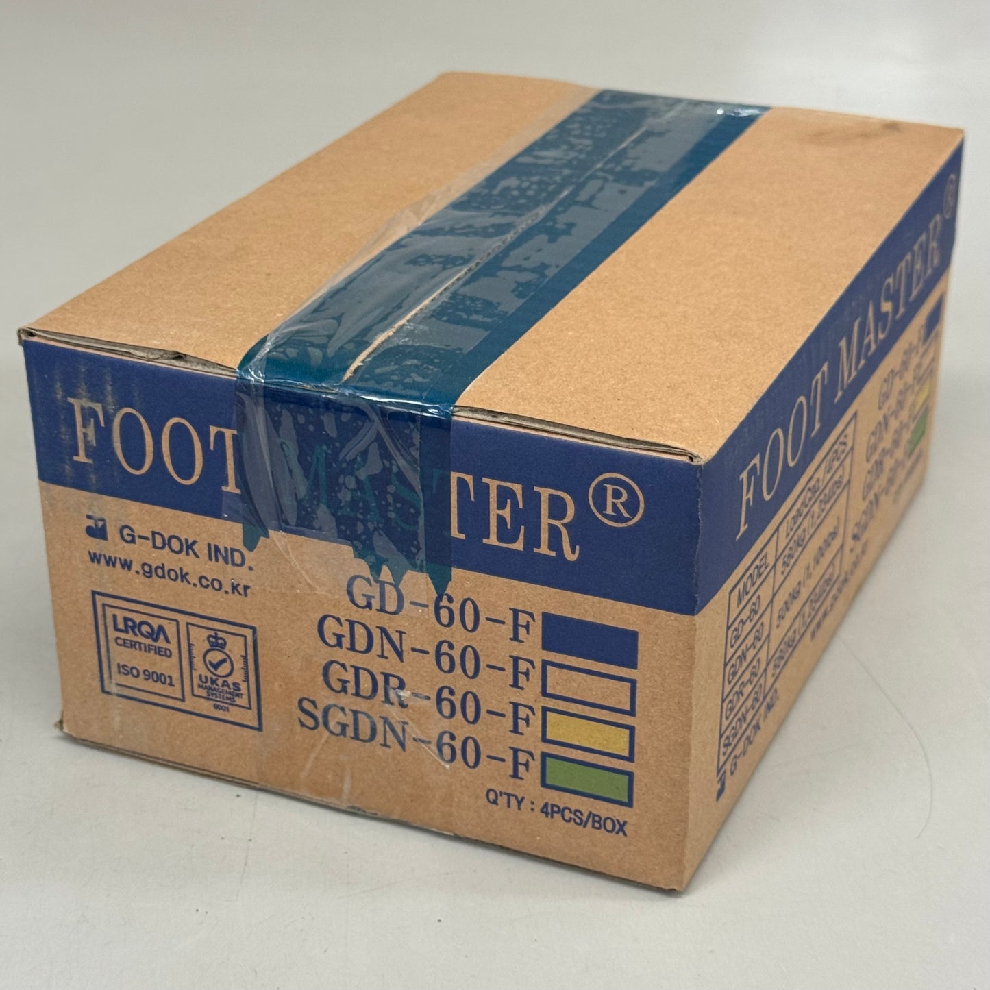 FOOT MASTER (4 Wheels) Plate Caster Mounting Swivel Wheel Set 3 1/4" Mounting HT, 2" Wheel Dia Marble/ Green