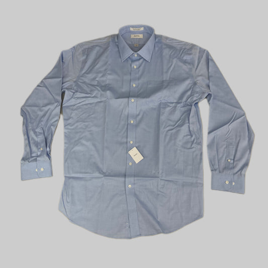 SOREN Tailored Fit Button Up Long Sleeve Shirt Men's 36-37 / 17-1/2" Light Blue X0002LTBLUE